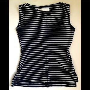 Lesley Evers Boatneck Sleeveless Top